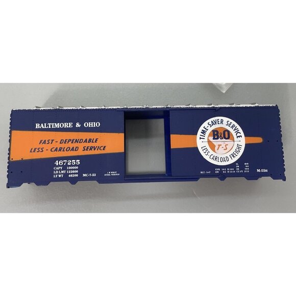 Vintage C&BT Shops HO Baltimore & Ohio 40’ Boxcar Train Car Time Saver 467255 - Picture 2 of 14